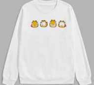 Guys Cartoon Graphic Sweatshirt