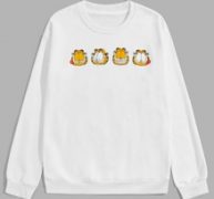 Guys Cartoon Graphic Sweatshirt