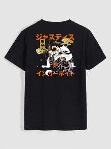 Guys Cartoon Graphic Tee