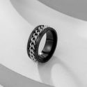 Guys Chain Decor Ring