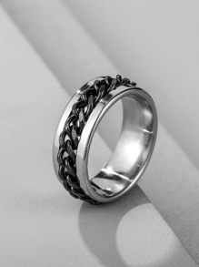 Guys Chain Design Ring