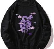 Guys Chinese Dragon Graphic Sweatshirt