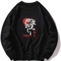 Guys Chinese Dragon Graphic Sweatshirt