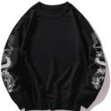 Guys Chinese Dragon Print Sweatshirt