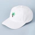 Guys Coconut Tree Embroidery Baseball Cap