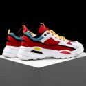 Guys Colorblock Mesh Panel Chunky Sneakers