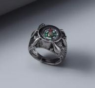 Guys Compass Decor Ring