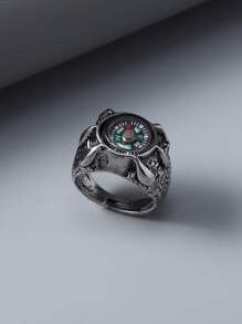 Guys Compass Decor Ring