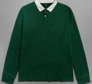 Guys Contrast Collar Polo Shirt