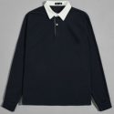 Guys Contrast Collar Polo Shirt