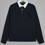 Guys Contrast Collar Polo Shirt