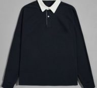 Guys Contrast Collar Polo Shirt