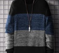 Guys Cut And Sew Sweater
