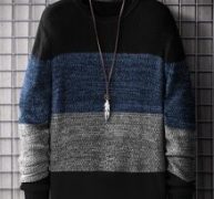 Guys Cut And Sew Sweater