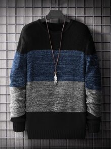 Guys Cut And Sew Sweater