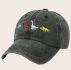 Guys Dinosaur Embroidery Baseball Cap