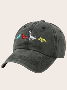 Guys Dinosaur Embroidery Baseball Cap