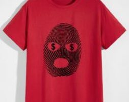 Guys Dollar Print Tee