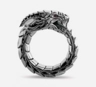 Guys Dragon Design Ring