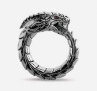 Guys Dragon Design Ring