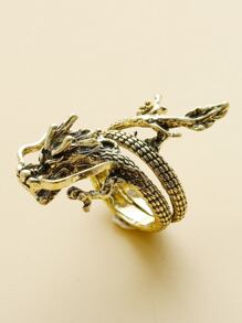 Guys Dragon Design Ring