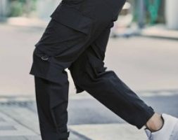 Guys Drawstring Waist Cargo Pants