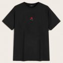 Guys Embroidered Rose Tee