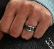 Guys Engraved Ring
