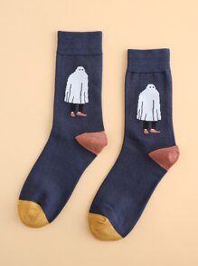 Guys Figure Graphic Crew Socks