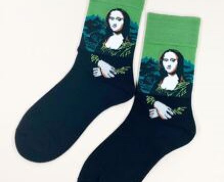 Guys Figure Pattern Socks