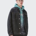 Guys Flap Pocket Button Denim Jacket