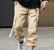 Guys Flap Pocket Drawstring Cargo Pants