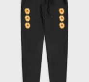 Guys Floral Graphic Drawstring Sweatpants