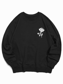 Guys Floral Graphic Sweatshirt