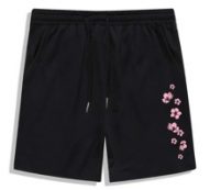 Guys Floral Print Drawstring Shorts