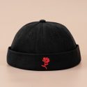 Guys Flower Embroidered Docker Hat