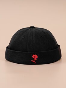 Guys Flower Embroidered Docker Hat