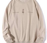 Guys Flower & Slogan Graphic Sweatshirt