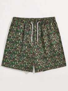 Guys Graphic Drawstring Shorts