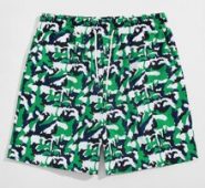 Guys Graphic Drawstring Shorts