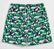 Guys Graphic Drawstring Shorts