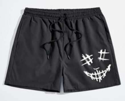 Guys Graphic Drawstring Shorts