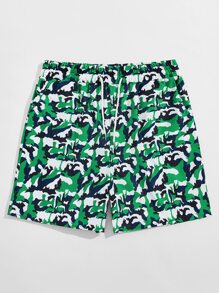 Guys Graphic Drawstring Shorts