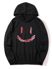 Guys Graphic Pocket Hoodie