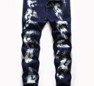 Guys Graphic Print Jeans