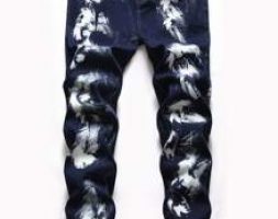 Guys Graphic Print Jeans
