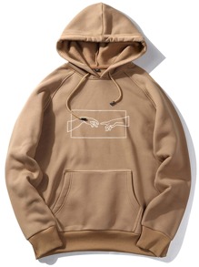 Guys Hand Graphic Hoodie