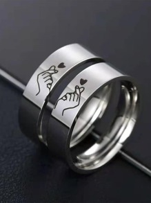 Guys Hand Pattern Ring