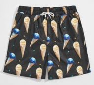 Guys Ice-Cream Print Shorts
