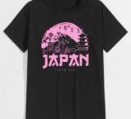 Guys Japanese Graphic Tee